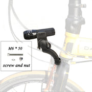 bicycle light and computer mount stand, view 5 - MRSLM