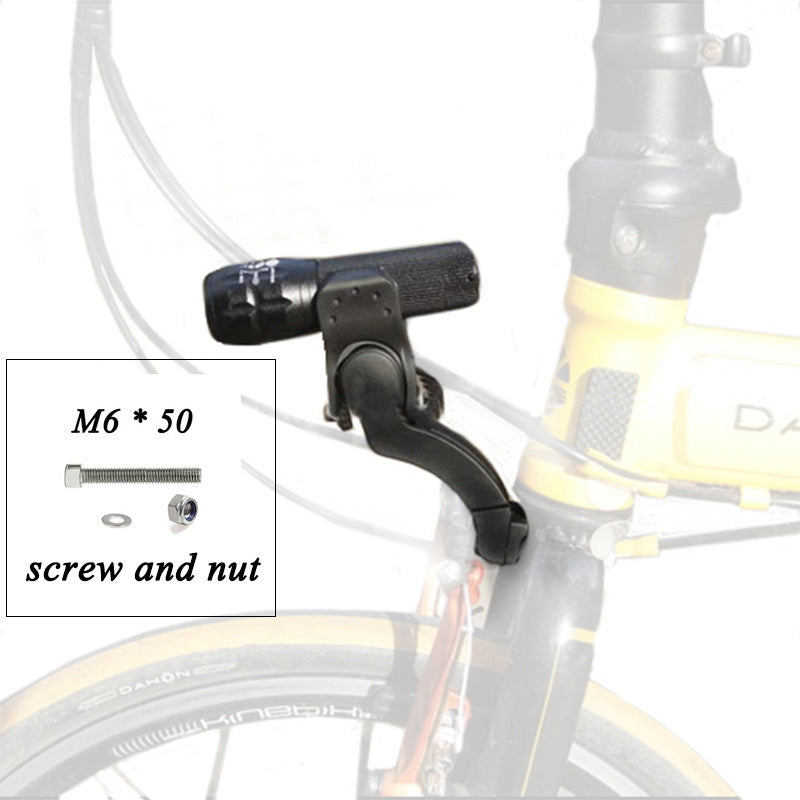bicycle light and computer mount stand, view 5 - MRSLM