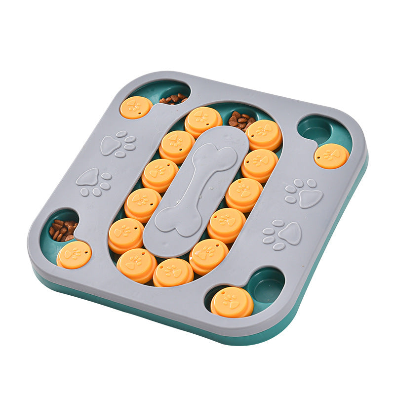 dog puzzle slow feeder bowl, view 8 - MRSLM