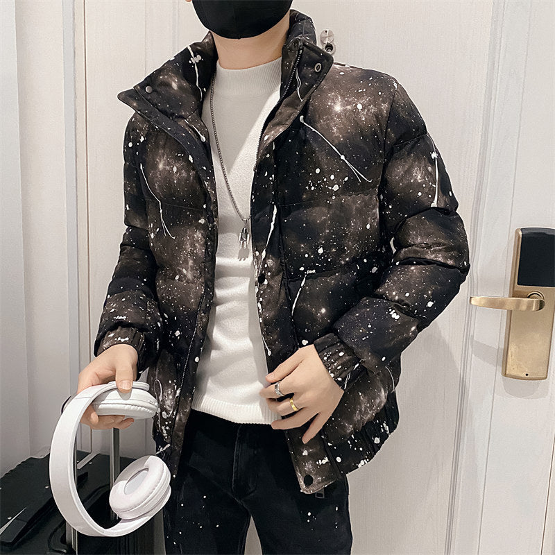 Korean Style Handsome Padded Clothes Thickened Trend Cotton Clothes
