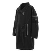 irregular trench coat, view 5 - MRSLM