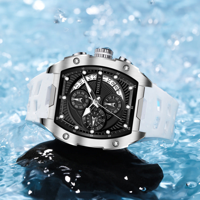 Barrel-shaped quartz watch, view 8 - MRSLM