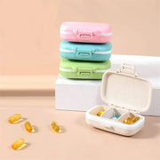 mini portable 3-grids pill organizer box, view 7 - MRSLM
