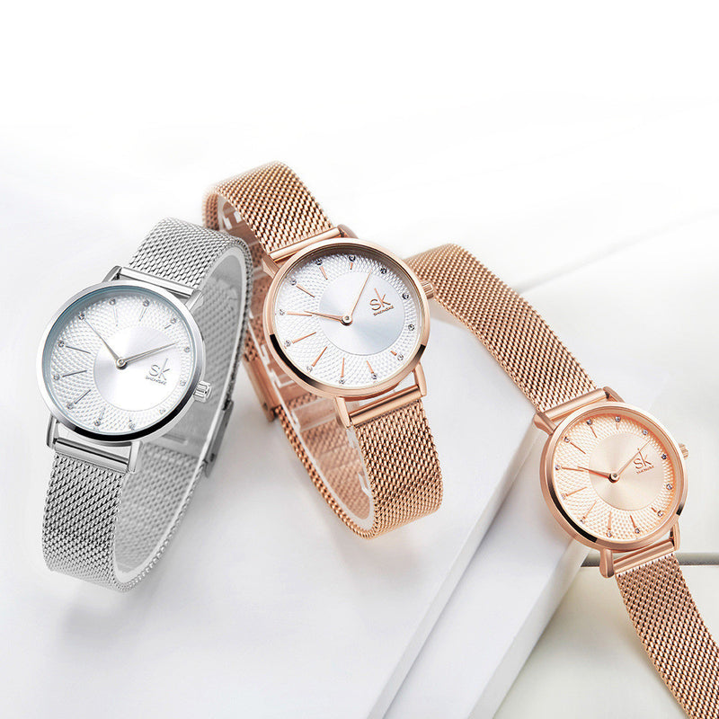 steel mesh belt watch, view 3 - MRSLM