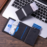 portable anti-theft card holder box, view 4 - MRSLM