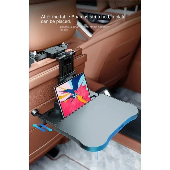 360° Rotating Car Dining & Computer Tray with Beverage Holder