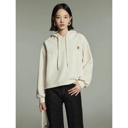 women's fleece hooded pullover, view 7 - MRSLM