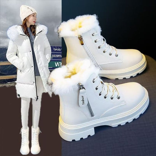 Fleece-lined high-top boots - MRSLM