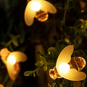 solar-powered honey bee string lights, view 7 - MRSLM