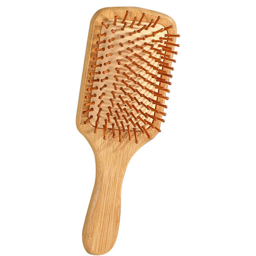 bamboo paddle cushion hair brush, view 4 - MRSLM