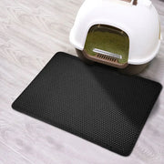 Double layer waterproof cat litter mat, view 3 - MRSLM