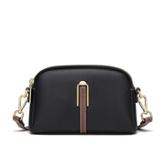 Leather crossbody and shoulder satchel, view 3 - MRSLM