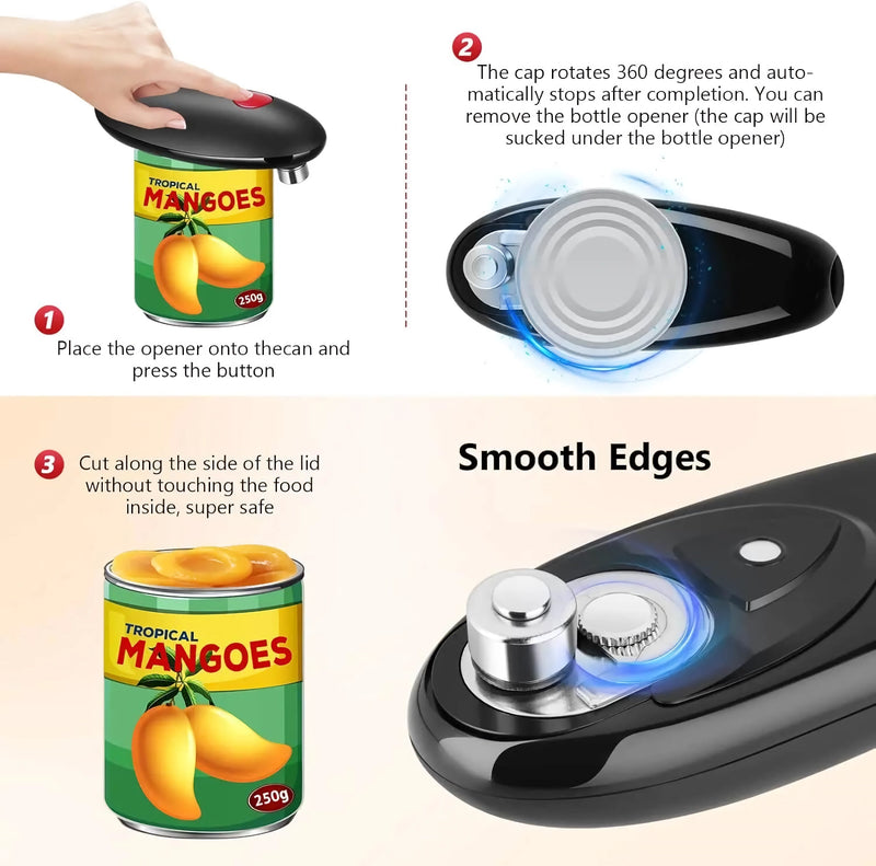 compact automatic can opener, view 5 - MRSLM