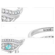 S925 silver eye ring, view 2 - MRSLM