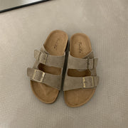 women's suede flip-flops, view 12 - MRSLM