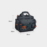 large capacity fishing tackle bag, view 7 - MRSLM