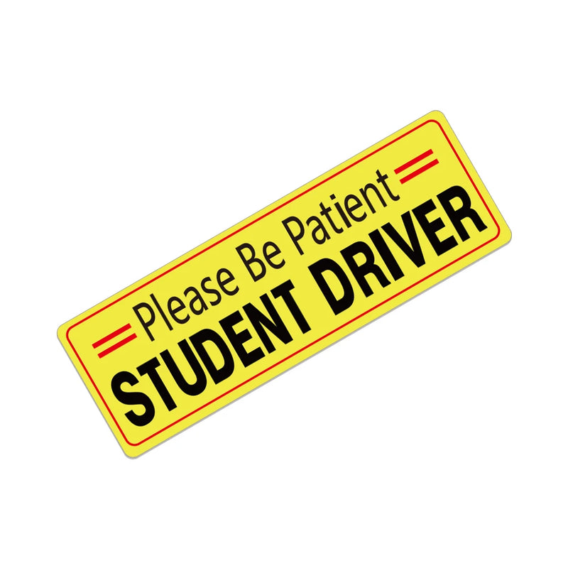 new driver car safety decal, view 2 - MRSLM