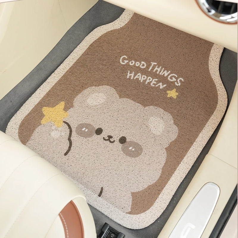 cute bear cartoon car floor mats - MRSLM