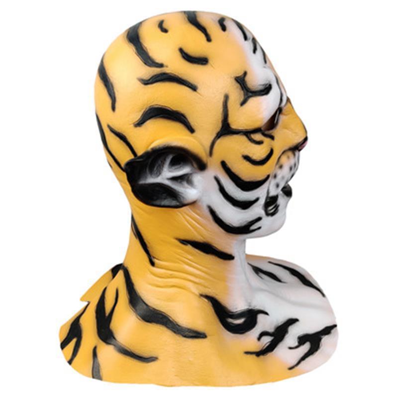 Tiger beast horror mask, view 3 - MRSLM