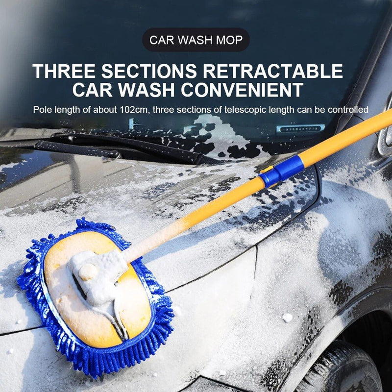 telescopic car cleaning brush, view 10 - MRSLM