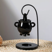 Iron frame hook oil burner, view 3 - MRSLM