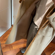 men's medium and long vintage trench coat, view 4 - MRSLM