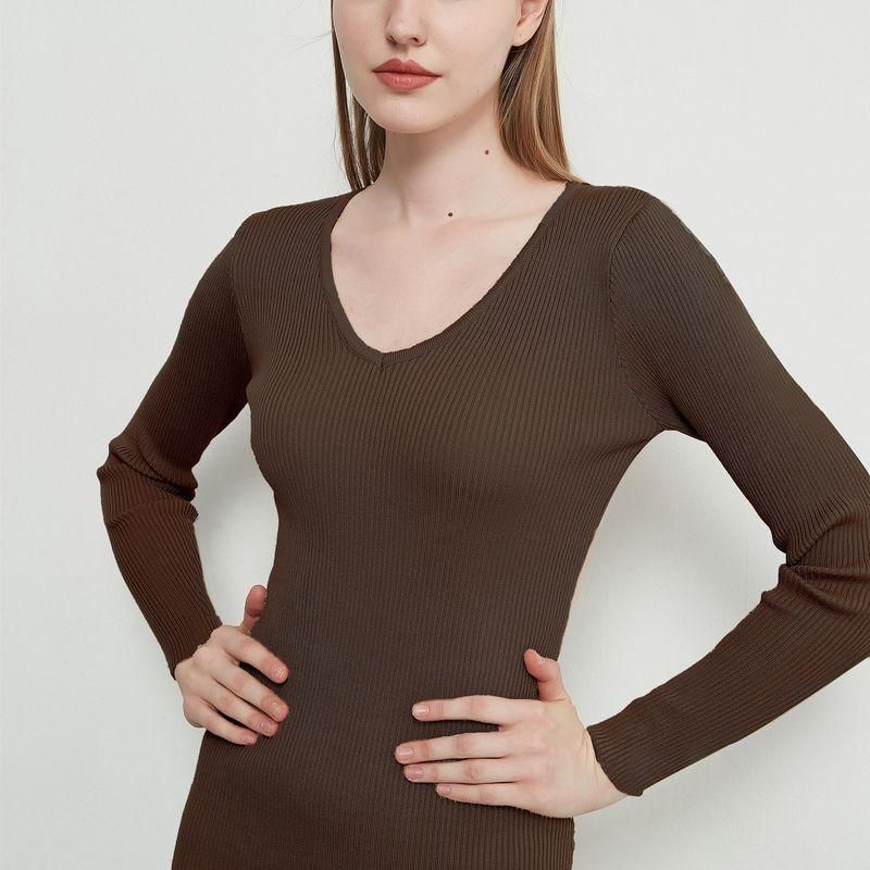 lace-up knitted midi dress, view 8 - MRSLM