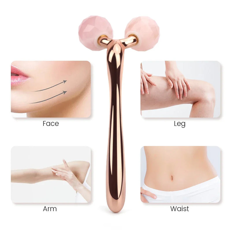 3D roller V facial massager, view 5 - MRSLM