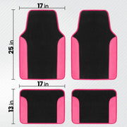 hot pink universal car floor mats, view 5 - MRSLM