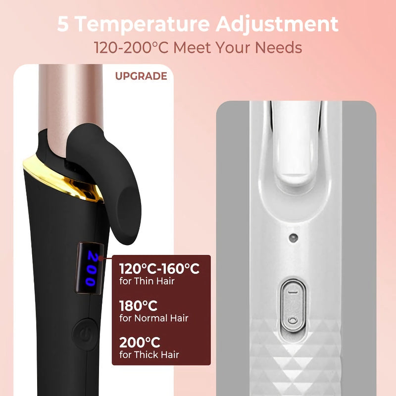 mini ceramic curling iron 25mm, view 5 - MRSLM