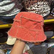 washed cotton bucket hat for women, view 2 - MRSLM