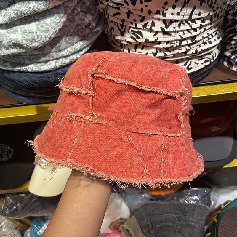 washed cotton bucket hat for women, view 2 - MRSLM
