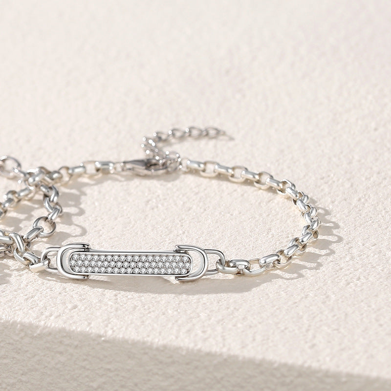 925 silver couple bracelets, view 3 - MRSLM