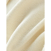 beige drop sleeve cotton pullover, view 6 - MRSLM