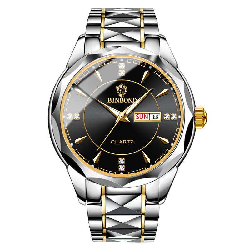 Steel calendar quartz watch, view 15 - MRSLM
