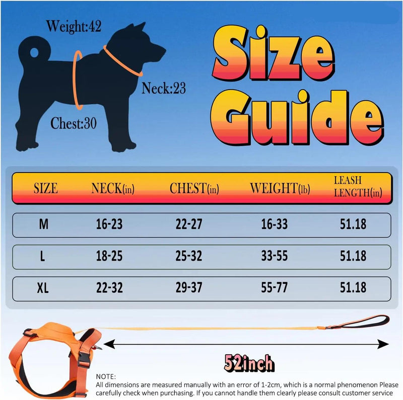 dog harness and retractable leash set, view 8 - MRSLM