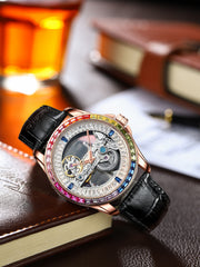 men's hollow automatic watch, view 9 - MRSLM