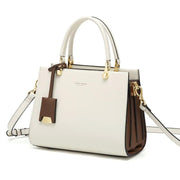 leather shoulder tote bag, view 4 - MRSLM