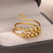 stainless steel fidget ring, view 5 - MRSLM
