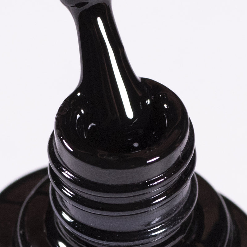 black gel nail polish, view 3 - MRSLM
