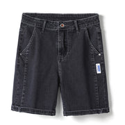 Men's stretch denim capri pants, view 6 - MRSLM