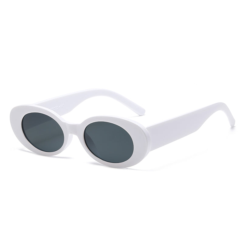small oval retro sunglasses, view 4 - MRSLM