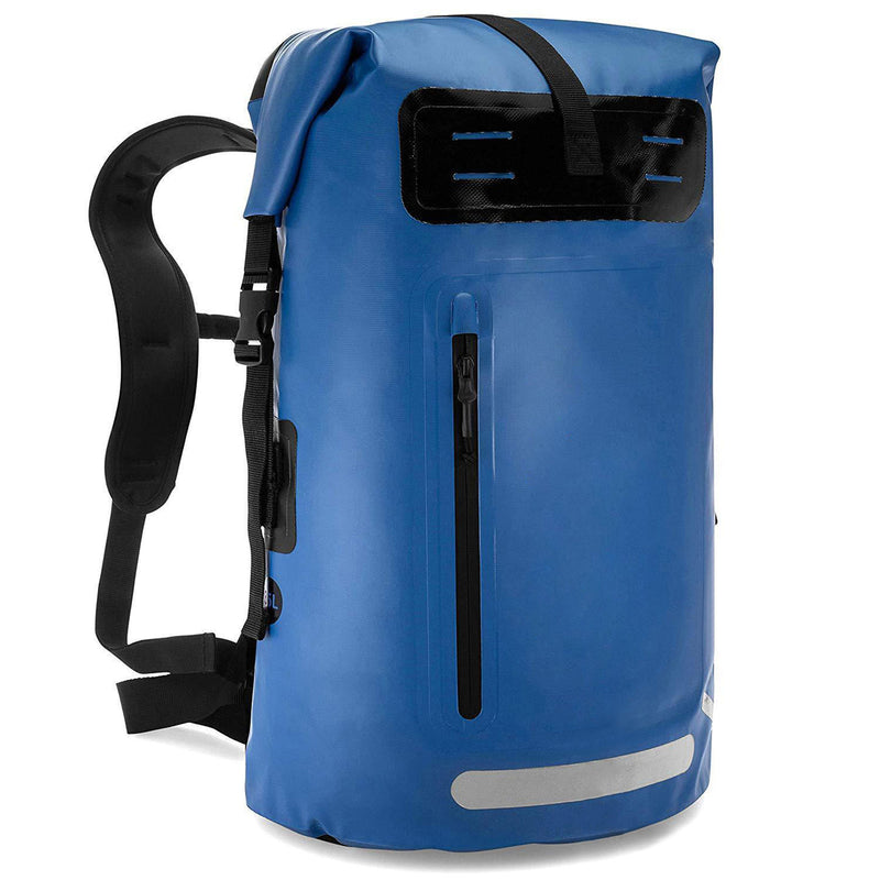 waterproof roll-top dry bag backpack, view 5 - MRSLM