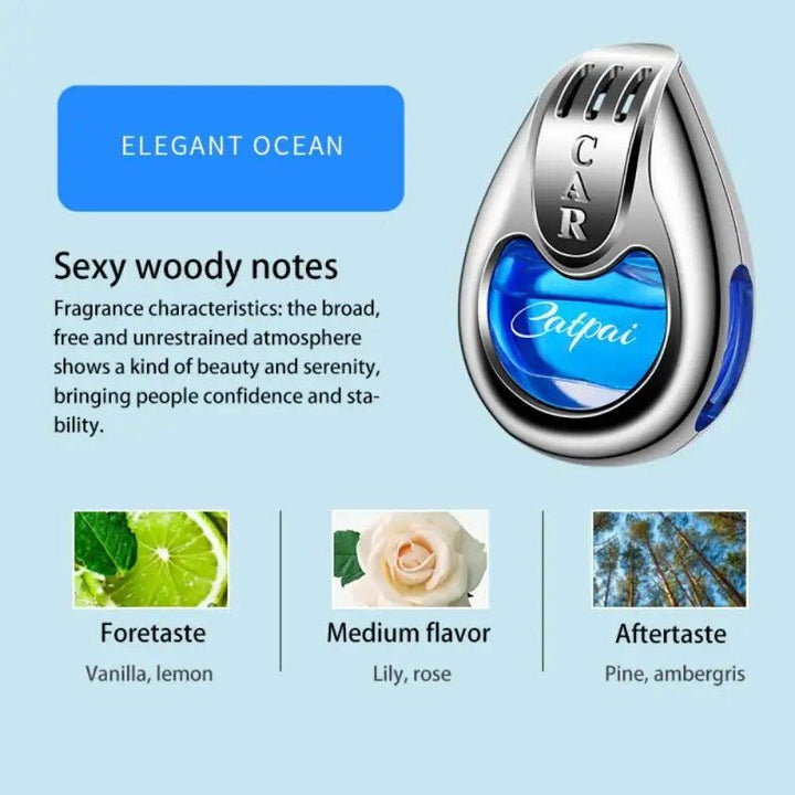 Car Air Freshener Vent Diffuser with Long-Lasting Cologne Fragrance