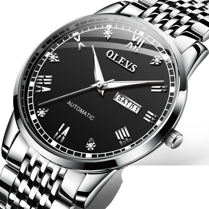 men's automatic calendar watch, view 9 - MRSLM
