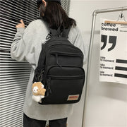women's multi-layer nylon school backpack - MRSLM