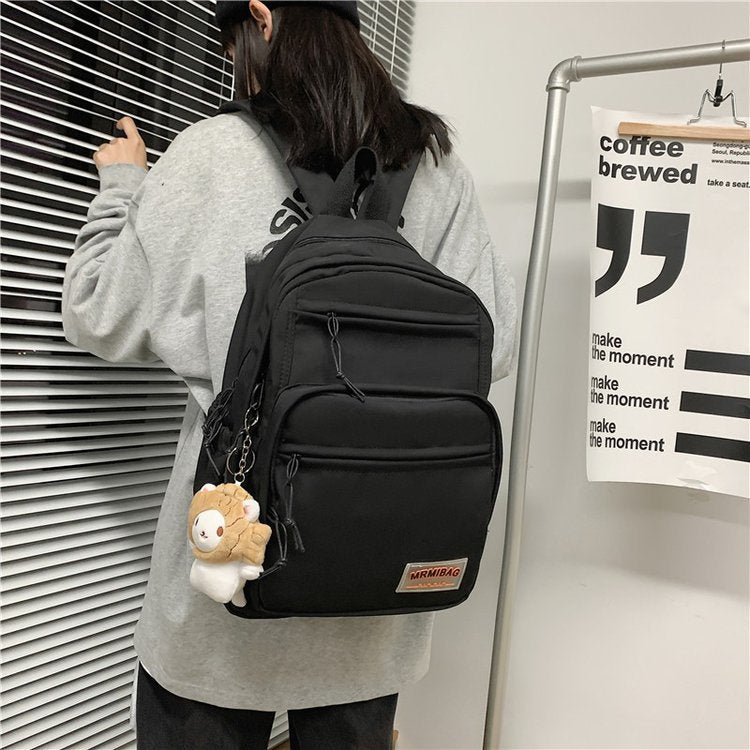 women's multi-layer nylon school backpack - MRSLM