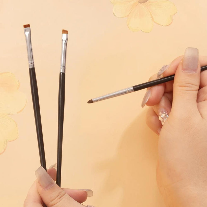 super thin eyeshadow and eyeliner makeup brush set - MRSLM