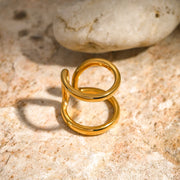 double layer opening ring, view 6 - MRSLM