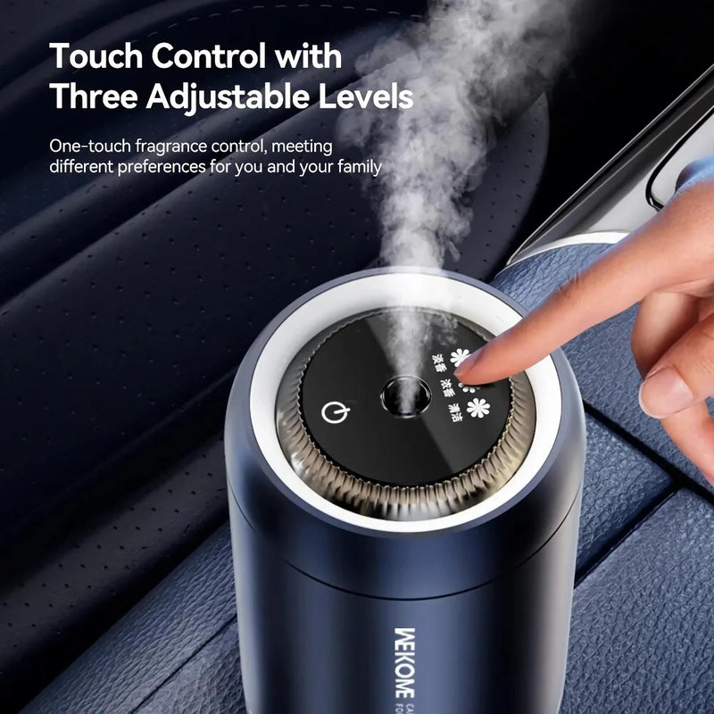 Smart black touch control car diffuser, view 5 - MRSLM